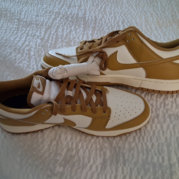 Men's Nike Dunk Low Retro Pale Ivory Wheat Pale Ivory HF5441 108 Size 12 - Picture 2 of 9